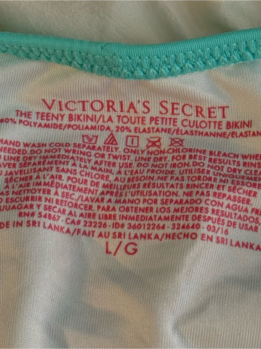 Victoria’s Secret Swim Suit, Padded, Push-Up, Rouched Bottom, 36D, Large - Picture 4 of 6